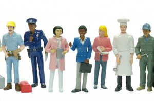 JUEGO FIGURAS OFICIOS Y PROFESIONES CAJA DE 11 UNIDADES MINILAND 27388