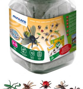JUEGO INSECTOS 12 FIGURAS MINILAND 27480