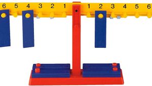 JUEGO BALANZA NUMERICA 20 PESAS , 10 COLGADORES MINILAND 95030