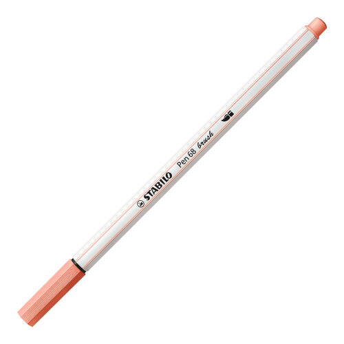 ESTUCHE CARTON 12 UNIDADES ROTULADOR PEN 68 BRUSH COLORES SURTIDOS STABILO 568/12-21 - Imagen 3