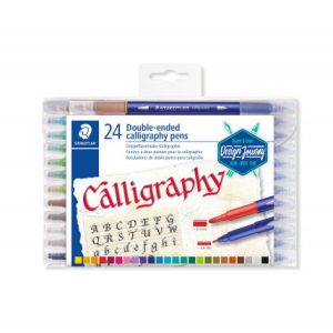 ESTUCHE DE PLÁSTICO CON 24 ROTULADORES, COLORES SURTIDOS STAEDTLER 3005 TB24