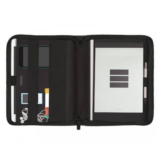 CARPETA CONGRESO PORTADOCUMENTOS CREMALLERA SERIE 00 A5 NEGRO J955 FINOCAM 5095260 - Imagen 2