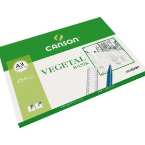 PAQUETE 250 HOJAS PAPEL VEGETAL A3 90G GUARRO CANSON C200406244