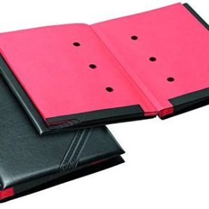 PORTAFIRMAS FUELLE EXTENSIBLE IMITACION PIEL ACOLCHADO 20 DEPARTAMENTOS NEGRO+TARTETERO ADHESIVO IBERPLAS 640DU00