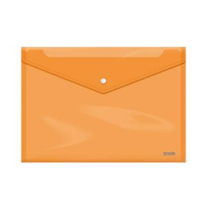 SOBRES POLIPROPILENO BROCHE NARANJA FOLIO APAISADO 335X235 DOHE 91478