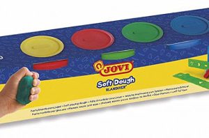 ESTUCHE 5 BOTES SOFT DOUGH BLANDIVER 110 G COLORES SURTIDOS JOVI 405