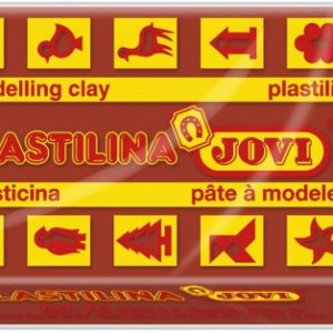 CAJA 30 PASTILLAS PLASTILINA 50 G - MARRÓN JOVI 7009