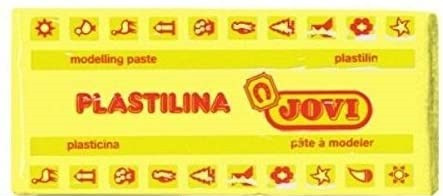 CAJA 15 PASTILLAS PLASTILINA 150 G - AMARILLO JOVI 7102