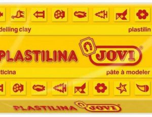 CAJA 15 PASTILLAS PLASTILINA 150 G - AMARILLO OSCURO JOVI 7103
