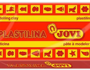 CAJA 15 PASTILLAS PLASTILINA 150 G - ROJO JOVI 7105
