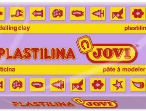 CAJA 15 PASTILLAS PLASTILINA 150 G - LILA JOVI 7114