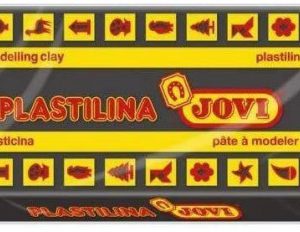 CAJA 15 PASTILLAS PLASTILINA 150 G - NEGRO JOVI 7115