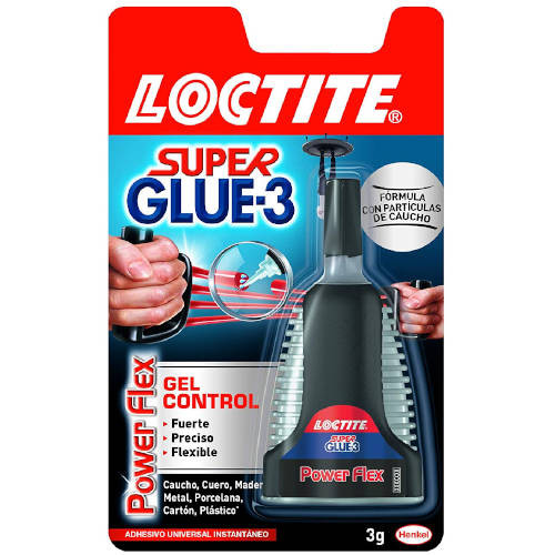 ADHESIVO INSTANTANEO SUPER GLUE-3GR. POWER GEL LOCTITE 2640067