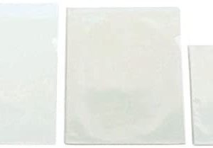 CAJA 50 DOSSIER FORMATO FOLIO  "L" C/UÑERO PVC CRISTAL 150 MICRAS IBERPLAS 24950