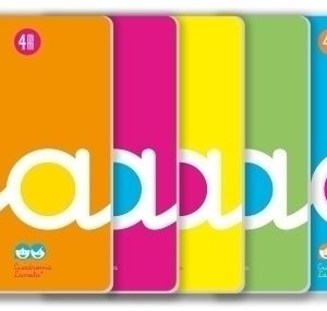 LIBRETA LAMELA FORMATO A4 RAYADO 4 MM - 50 HOJAS POLIPROPILENO 90 GRS. LAMELA 06A4P04