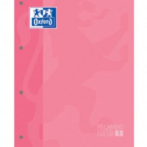 BLOC ENCOLADO COLOR 1 TAPA BLANDA A4+ 80 HOJAS 5X5 COLOR ROSA CHICLE  OXFORD 400123681