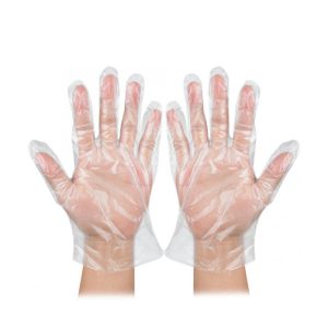 BOLSA DE 100 GUANTES HIGIENICOS DESECHABLES TRANSPARENTES TALLA ÚNICA ED0024CT3