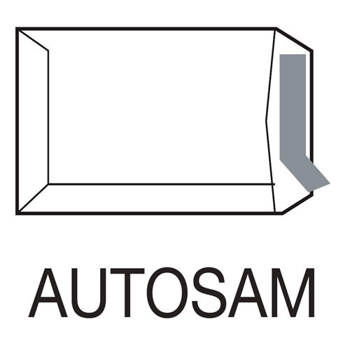 CAJA 250 BOLSAS DIN C4 (229X324) OFSSET BLANCO 100 GRS. V.D. 50X110 B.220 D.20 AUTOSAM AUTOADHESIVO CON TIRA SILICONA SAM 148900 - Imagen 2