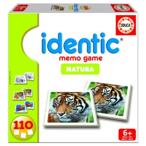 JUEGO MEMORIA IDENTIC NATURA (110 CARTAS) DE 3-6 AÑOS EDUCA BORRAS 14783