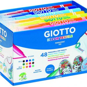PACK 48 MARCADORES DECOR TEXTIL COLES GIOTTO F494700