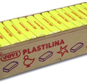 CAJA 15 PASTILLAS PLASTILINA 350 G - AMARILLO JOVI 7202