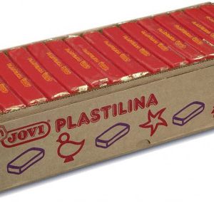 CAJA 15 PASTILLAS PLASTILINA 350 G - ROJO JOVI 7205