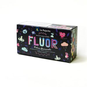 KIT PINTURA FLUORESCENTE 6 COLORES SURTIDOS LA PAJARITA 119397