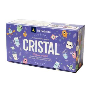 KIT PINTURA PARA CRISTAL + PINCEL 6 COLORES SURTIDOS LA PAJARITA 999994