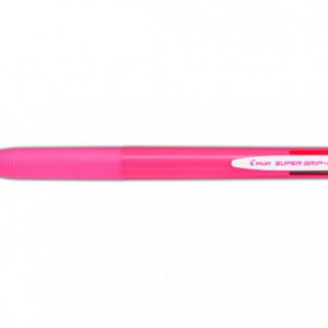 BOLIGRAFO SUPERGRIP G - 4 COLORES - CUERPO COLOR- ROSA PILOT BPKGG-35M-P