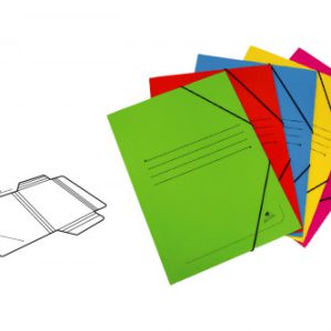 CARPETA CARTON SIMIL PRESPAN 500 GR./M2. FOLIO GOMA SOLAPA FUCSIA MARIOLA 1525FU