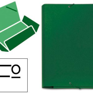 CARPETA CARTON COMPACTO GOFRADO Nº 8.FOLIO GOMA SOLAPA VERDE MARIOLA 5285VE