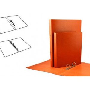 CARPETA ANILLAS REDONDAS CARTON GOFRADO FOLIO NATURAL 2-A-25 MM. Nº 12 CUERO REDONDA  MARIOLA 5182N