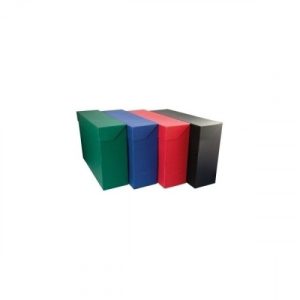 CAJA TRANSFERENCIA FOLIO CARTON FORRADO EN GELTEX (39X25,5 X11 CM) ROJO MARIOLA 1685RO