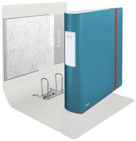 ARCHIVADOR ACTIVE COSY 180° 80MM AZUL LEITZ 10380061 - Imagen 4