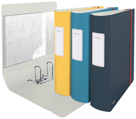 ARCHIVADOR ACTIVE COSY 180° 80MM AZUL LEITZ 10380061 - Imagen 6