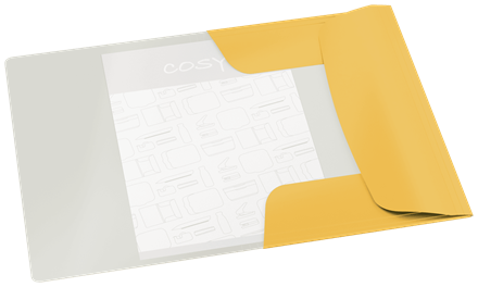 DOSSIER 3 SOLAPAS COSY SOFT TOUCH AMARILLO LEITZ 30020019 - Imagen 3