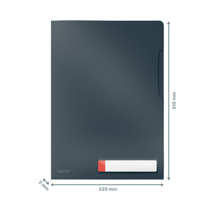 P-3 DOSSIER PRIVACIDAD COSY GRIS LEITZ 47080089 - Imagen 4