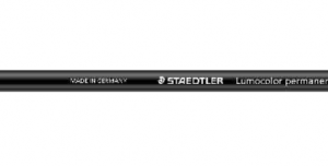 LAPIZ ESPECIAL LUMOCOLOR PERMANENT GLASOCHROM 108 20, AZUL STAEDTLER 108 20-3