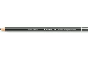 LAPIZ ESPECIAL LUMOCOLOR PERMANENT GLASOCHROM 108 20, NEGRO STAEDTLER 108 20-9
