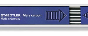 ESTUCHE 12 MINAS CARBON 200, 2MM, GRAD. B STAEDTLER 200-B