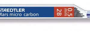 MINAS MICRO CARBON 250, 0,5MM, GRAD. 2B STAEDTLER 250 05-2B
