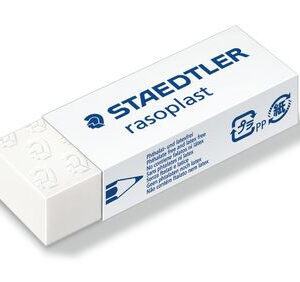 GOMA DE BORRAR RASOPLAST (65X23X13 MM) STAEDTLER 526 B20