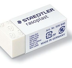 GOMA DE BORRAR RASOPLAST (33X16X13 MM) STAEDTLER 526 B40