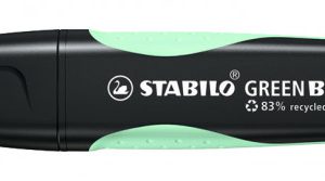 MARCADOR FLUORESCENTE GREEN BOSS PASTEL PIZCA DE MENTA STABILO 6070/116