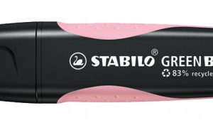 MARCADOR FLUORESCENTE GREEN BOSS PASTEL RUBOR ROSA STABILO 6070/129