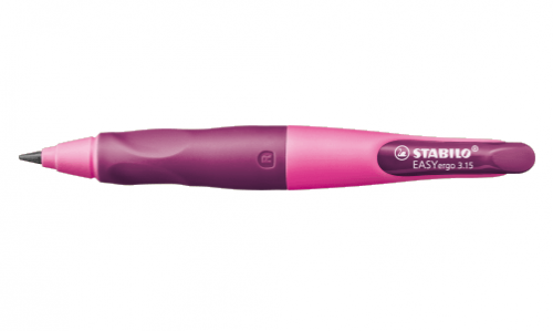 PORTAMINAS EASYERGO MINAS EXTRA GRUESAS 3,15MM. PARA DIESTROS ROSA STABILO B-46870-5