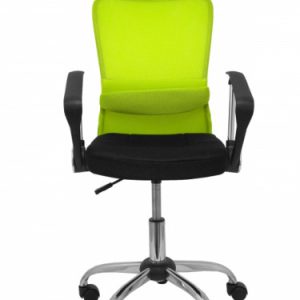 SILLA INFANTIL CARDENETE RESPALDO MALLA VERDE ASIENTO NEGRO PIQUERAS Y CRESPO 238GVNE