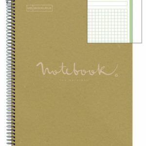 CUADERNO 100% RECICLADO NB-1 A4 80HOJAS ECOVERDE EMOTIONS MR MIQUELRIUS 6091