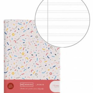 CUADERNO GRAPADO A4 50HOJAS PAUTA 4MM MR CON EJERCICIOS RUBIO MIQUELRIUS 8144