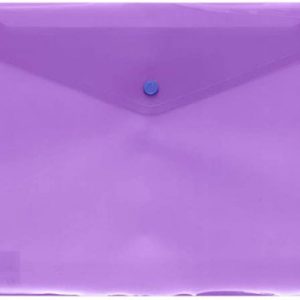 SOBRE POLIPROPILENO FOLIO SOLAPA C/BROCHE PLASTICO VIOLETA CARCHIVO 342K56